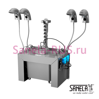 Комплект 4 автоматических крана с дозатором мыла SLU 45M4 арт: 03456 Sanela Чехия (фото, схема) Комплект 4 автоматических крана с дозатором мыла SLU 45M4 арт: 03456 Sanela Чехия (фото, схема)