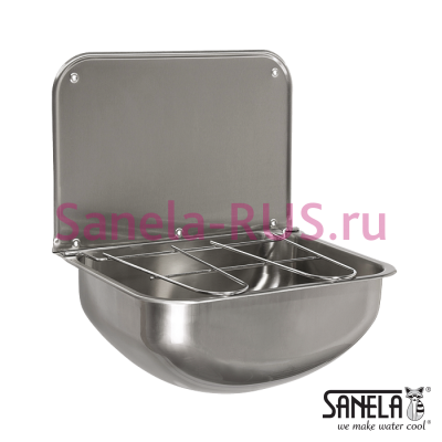 Техническая мойка со стенкой и решеткой SLVN 05 арт: 98050 Sanela Чехия (фото, схема) Техническая мойка со стенкой и решеткой SLVN 05 арт: 98050 Sanela Чехия (фото, схема)