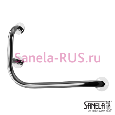 Нержавеющий прочный поручень для ванны SLZM 04 арт: 49040 Sanela Чехия (фото, схема)