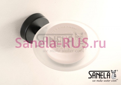 Нержавеющая мыльница со стеклом SLZD 13N арт: 62131 Sanela Чехия (фото, схема)