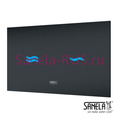 Сенсорная кнопка смыва унитаза, черное стекло SLW 30F арт: 04302 Sanela Чехия (фото, схема) Сенсорная кнопка смыва унитаза, черное стекло SLW 30F арт: 04302 Sanela Чехия (фото, схема)