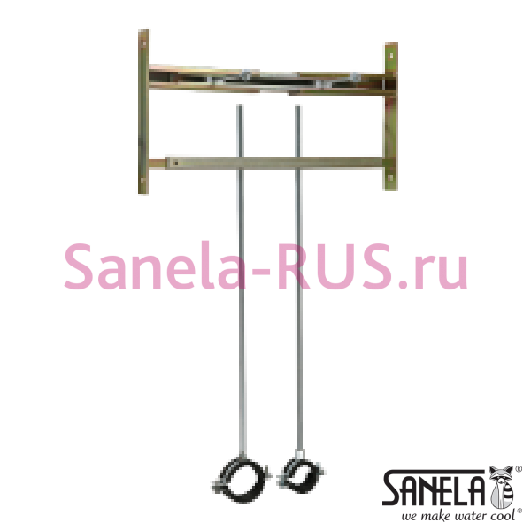 Монтажная рама для писсуаров из нержавеющей стали SLR 02N