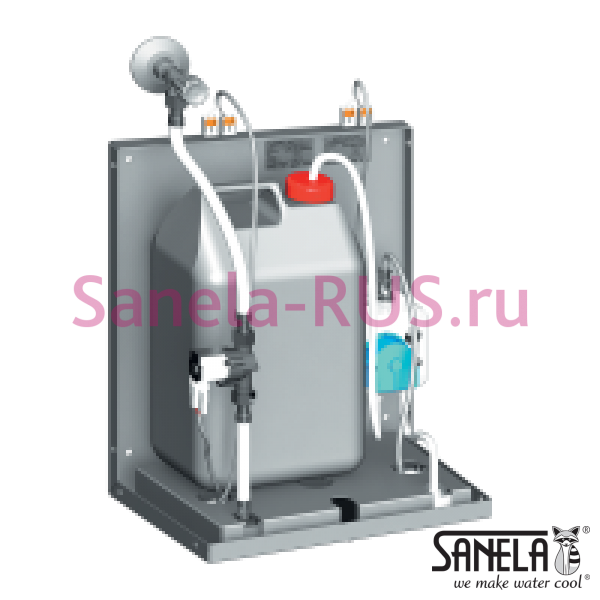 Сенсорный кран с дозатором мыла за зеркало SLZN 84F