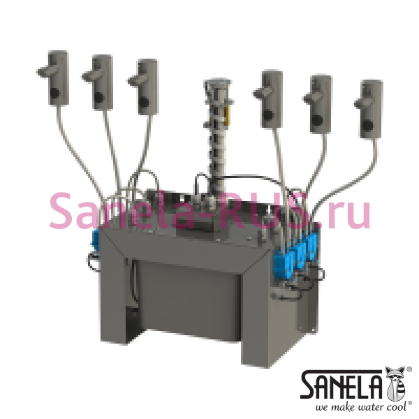 Комплект SLZN 91E4 (4 дозатора, бачок 6л)