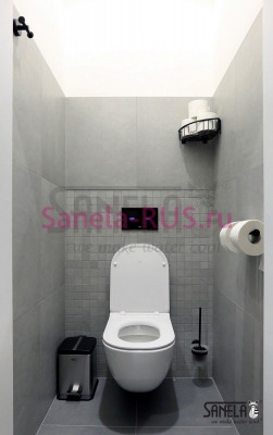 Сенсорная кнопка смыва унитаза, черное стекло SLW 30F арт: 04302 Sanela Чехия (фото, схема) Сенсорная кнопка смыва унитаза, черное стекло SLW 30F арт: 04302 Sanela Чехия (фото, схема)