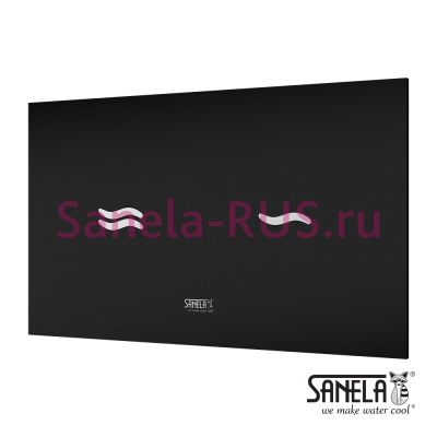 Сенсорная кнопка смыва унитаза, черное стекло SLW 30E арт: 04301 Sanela Чехия (фото, схема) Сенсорная кнопка смыва унитаза, черное стекло SLW 30E арт: 04301 Sanela Чехия (фото, схема)